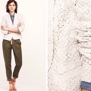 Ann Taylor Loft Lace Blazer